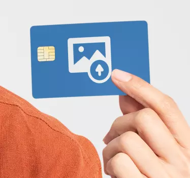 Personalisierbarer Kreditkarten Aufkleber - TenStickers