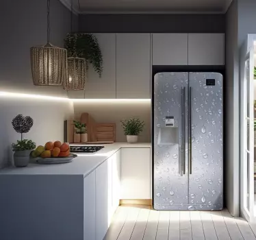 Kühlschrank Sticker Tropfen Design - TenStickers