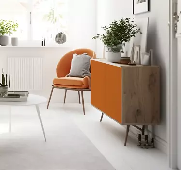 Klebefolie - Matt Orange - TenStickers