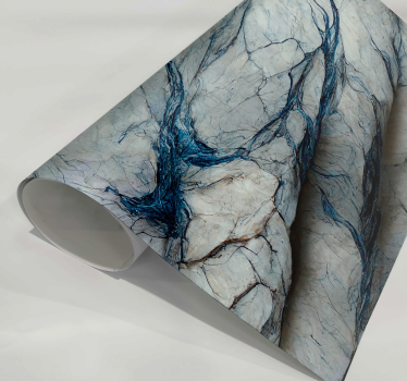 möbelfolie "Blaue Marmorluz" - TenStickers