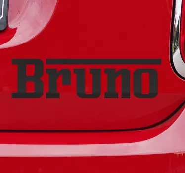 Personalisierbarer Ferrari Autoaufkleber - TenStickers