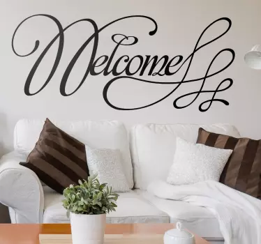 Welcome Sticker - TenStickers