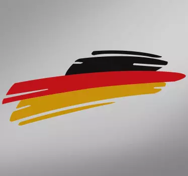 Autoaufkleber Deutschland Flagge - TenStickers