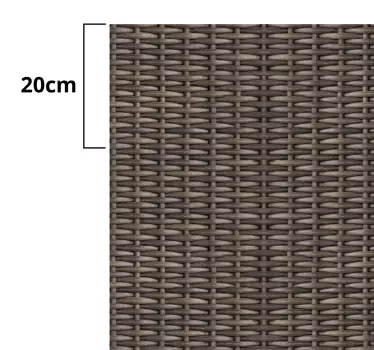möbelfolie geflochtenes Rattan - TenStickers