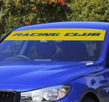 Personalisierter Autoaufkleber Sonnenblende - TenStickers