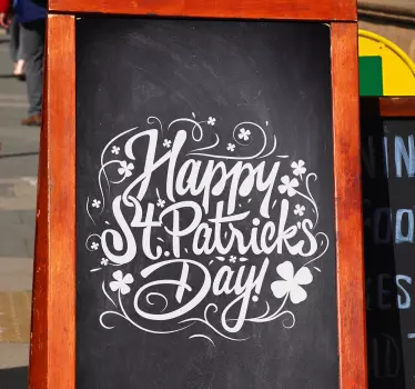 Schaufenster Folie fröhlichen st. Patrick's day - TenStickers