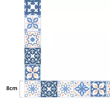 Fliesenrahmen Spiegel Aufkleber - TenStickers