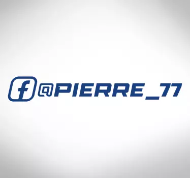 Autoaufkleber rennsport facebook - TenStickers