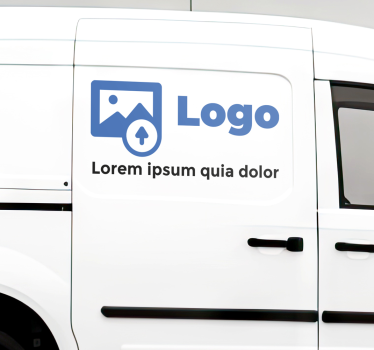 Firmenaufkleber Auto Text und Logo - TenStickers