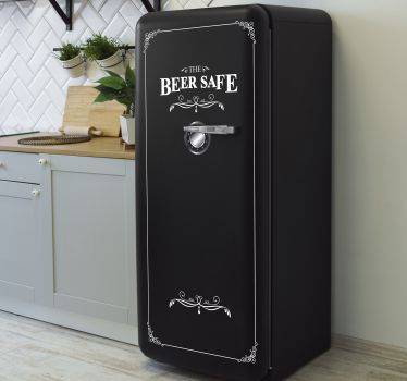 Kühlschrank Folie Beer Safe - TenStickers