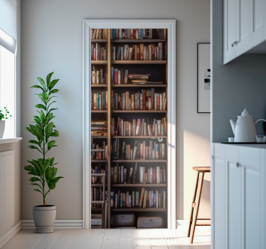 Türaufkleber Bücherregale - TenStickers