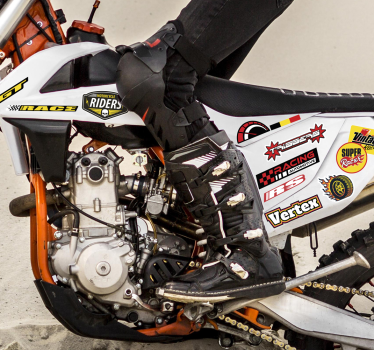 Motorrad Aufkleber einzelnes bombenpaket - TenStickers