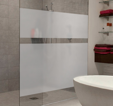 Wandtattoo Badezimmer Folie Duschkabine Transluzente folie - TenStickers