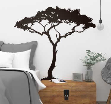 Wandtattoo Baum in Afrika - TenStickers