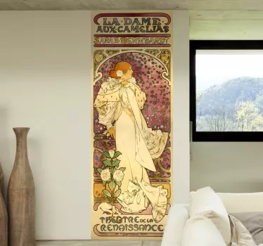 Alfons Mucha Gemälde Wandtattoo - TenStickers