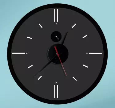 Analoge Uhr Wandtattoo - TenStickers