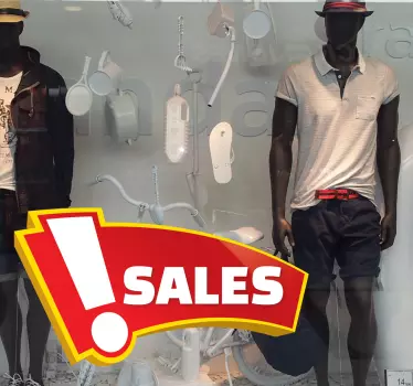 Angebot Banner Aufkleber - TenStickers