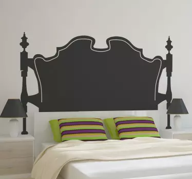 Antikes Bett Aufkleber - TenStickers