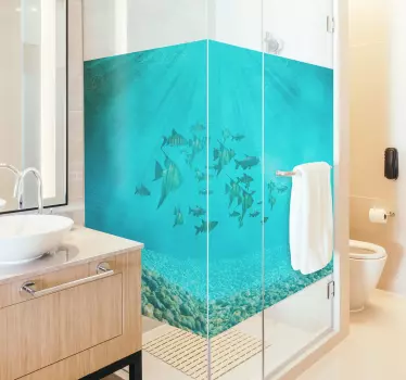 Wasserfeste Folie für Dusche Aquarium - TenStickers