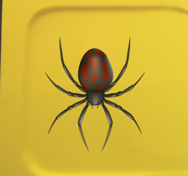 Autoaufkleber 3D realistische Spinne - TenStickers