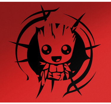 Auto Aufkleber glücklicher Baby Groot - TenStickers
