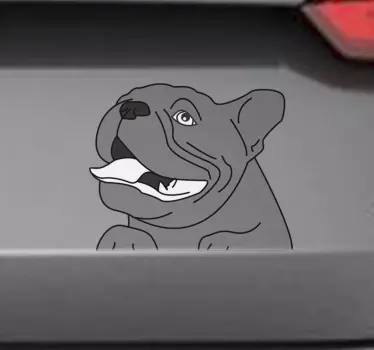 Aufkleber Auto Entzückender Hund - TenStickers