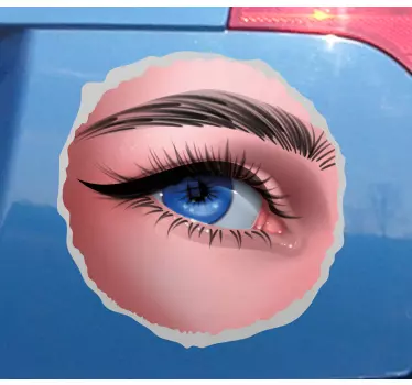 Aufkleber Auto Realistische augen spähen Design - TenStickers