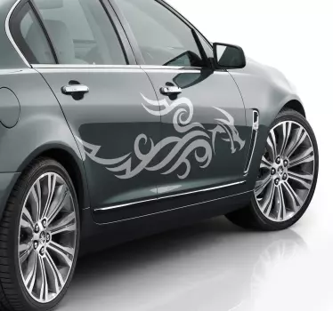 Autoaufkleber Tribal Drache - TenStickers