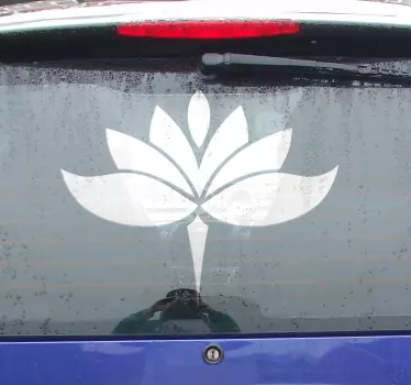 Aufkleber Auto Yoga Lotusblume - TenStickers