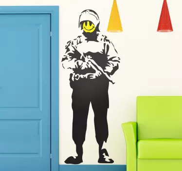 Wandtattoo Banksy - TenStickers