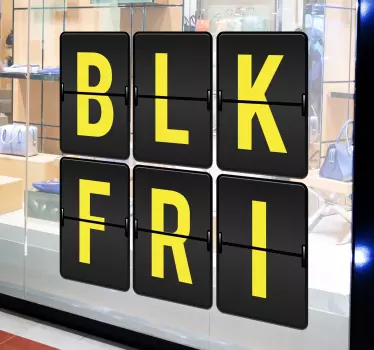 Sticker Black Friday - TenStickers