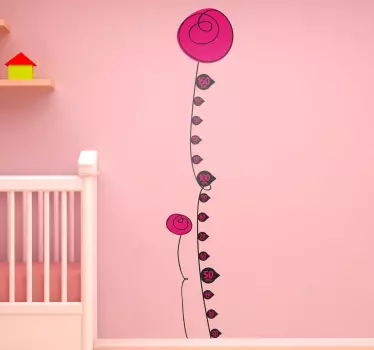 Aufkleber Blume - TenStickers