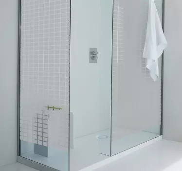 Sticker Dusche Quadrat - TenStickers