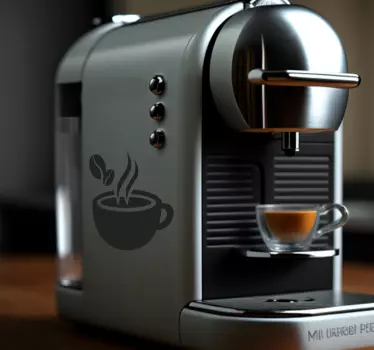 Aufkleber für Küchengerät die Kaffee-Tasse - TenStickers