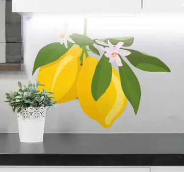 Aufkleber Früchte Zitronenbaum - TenStickers