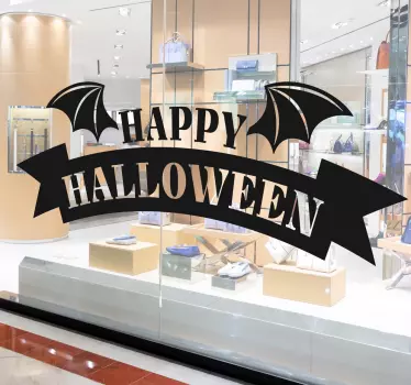 Aufkleber Halloween Schriftzug - TenStickers