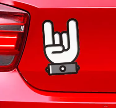 Aufkleber Heavy Metal Symbol - TenStickers