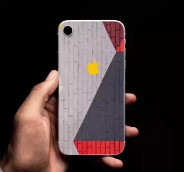 Aufkleber Iphone Farbenfrohes abstraktes kunstdesign - TenStickers