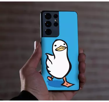 Aufkleber Iphone Swaggy walking ente - TenStickers