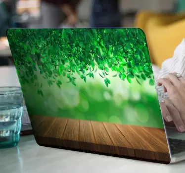 Sticker 3D Natur Laptop - TenStickers