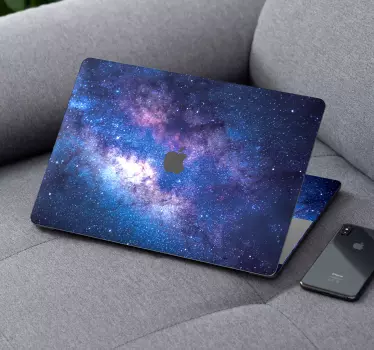Aufkleber Notebook Milchstraßen Galaxie - TenStickers
