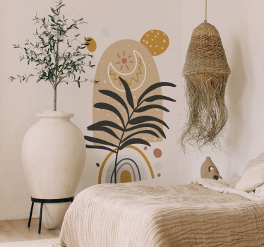Wandtattoo Pflanze im boho-stil - TenStickers