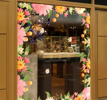 Schaufenster Aufkleber frühlingsrahmen - TenStickers