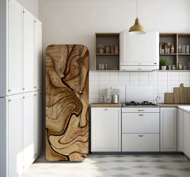 Kühlschrank Folie Textur baumstamm - TenStickers