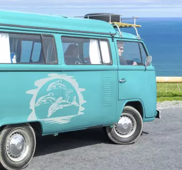 Wohnmobil Aufkleber Tier Delphine Design - TenStickers