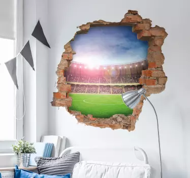 Wandbombe Fußballstadion Wandtattoo Fußball - TenStickers