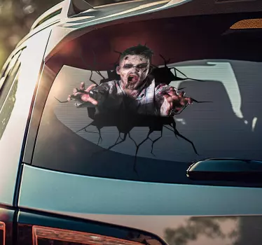 Aufkleber Auto Zombie mit Special Effects - TenStickers