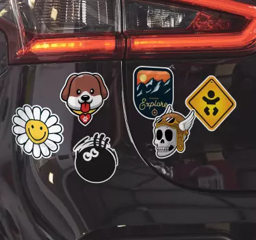 Aufkleber Auto Best Seller Packung - TenStickers