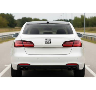 Autoaufkleber achtung langsam fahrendes fahrzeug - TenStickers
