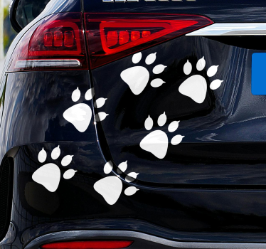 Autoaufkleber bärenspuren - TenStickers